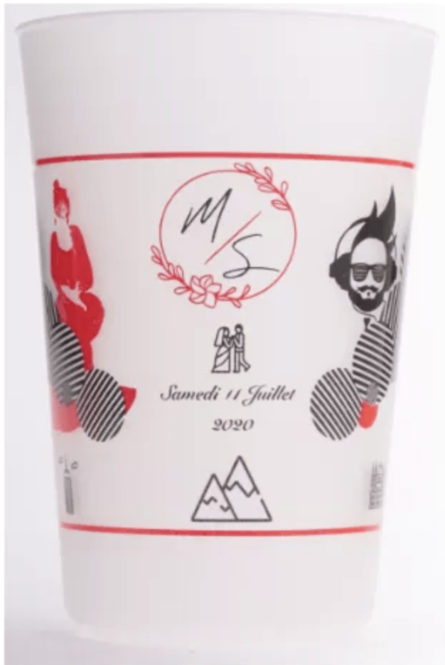 GOBELET PERSONNALISABLE 25/33CL DEMI