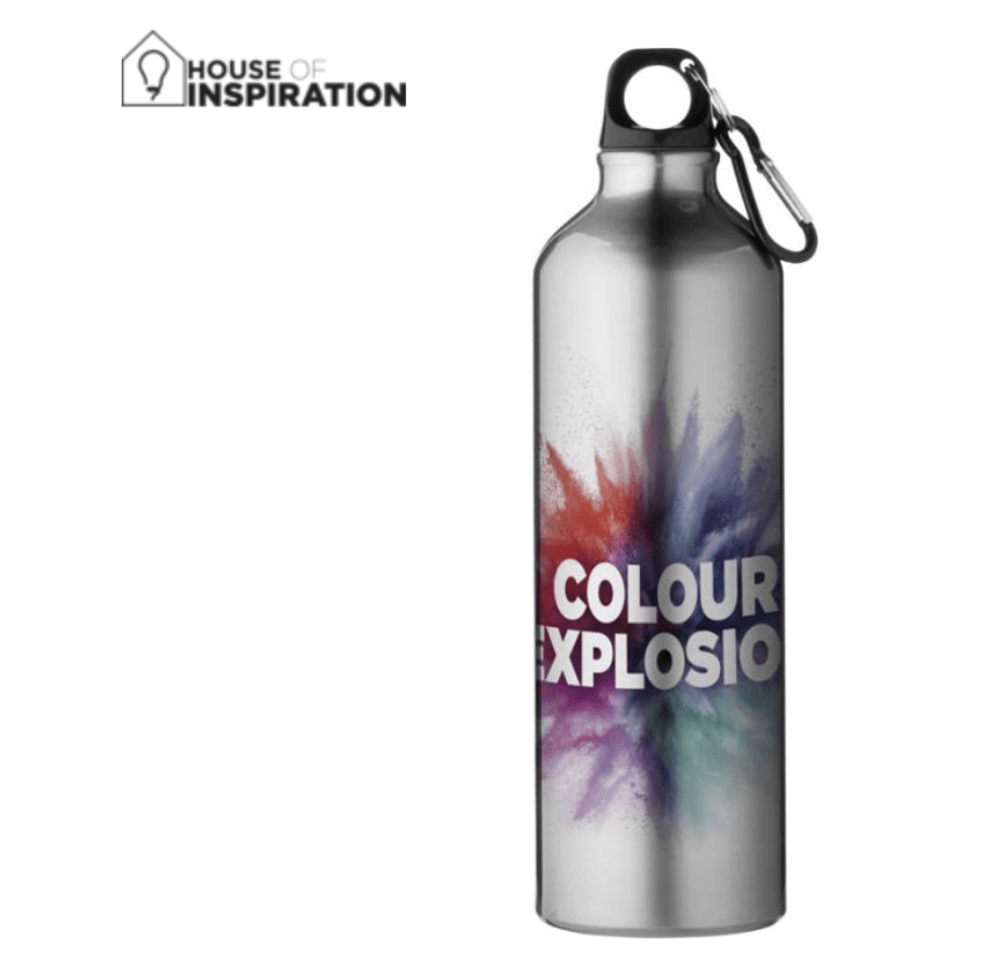 Bouteille de sport Pacific marquée - Argent